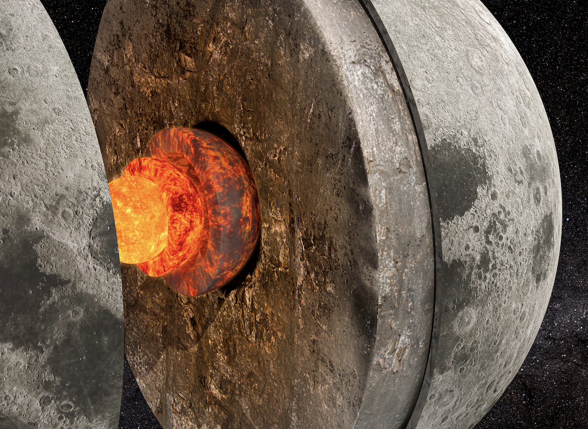 core of moon