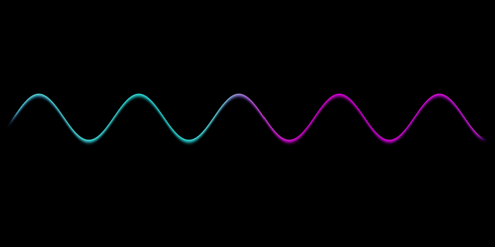 sounds wave line symbolising frequency